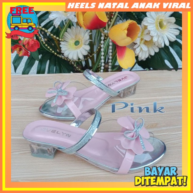 Sandal Heels Ank Kekinian Korea Style Hak Tahu Hills Terbaru Sandal Anak Perempuan Import Korea Terb