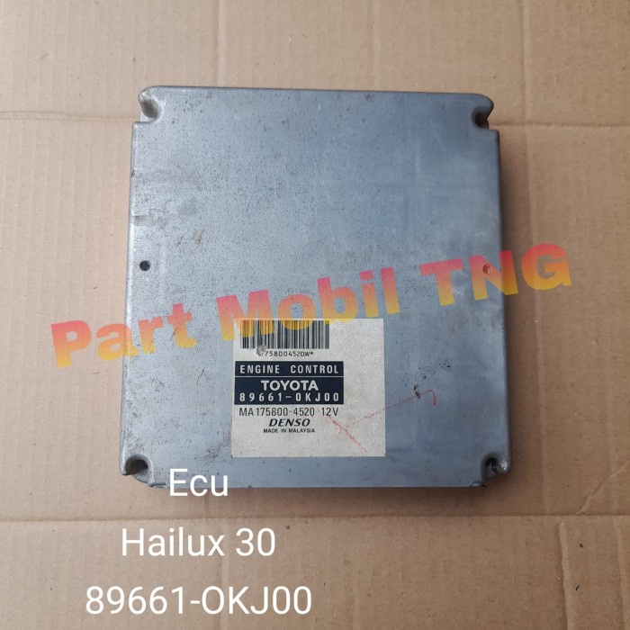 ecu ecm computer komputer toyota hilux 3.0 3000cc 89661-0kj00
