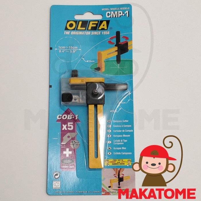 

Promo Olfa Compass Cutter Cmp-1 Pisau Isi 5 Knife Round Circle Jangka Japan Terbaru