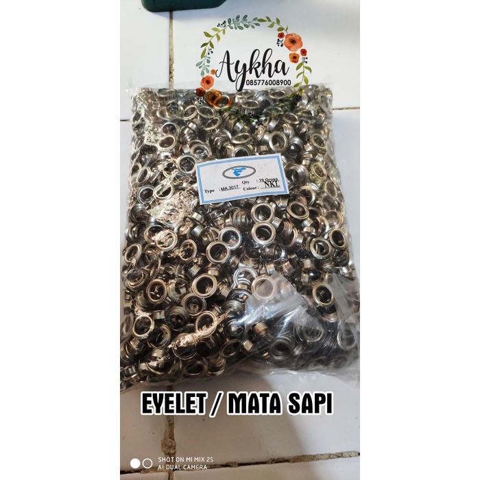 Paket Hand Press Handpress Mata Ayam Sapi Eyelet Banner Spanduk 10Mm