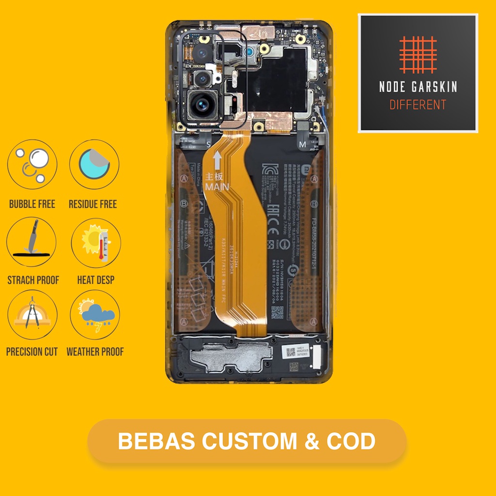 Garskin Skin Vinyl Xiaomi 11T Mi11t Mi 11T Pro Fullbody Atau Backonly - Bisa Custom - mesin Case Sti