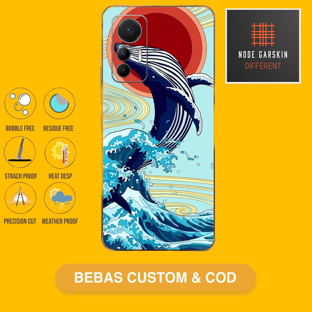 Garskin Skin Vinyl Xiaomi 12 Lite Mi 12 Lite Fullbody Atau Backonly - Bisa Custom - Sea Case Sticker