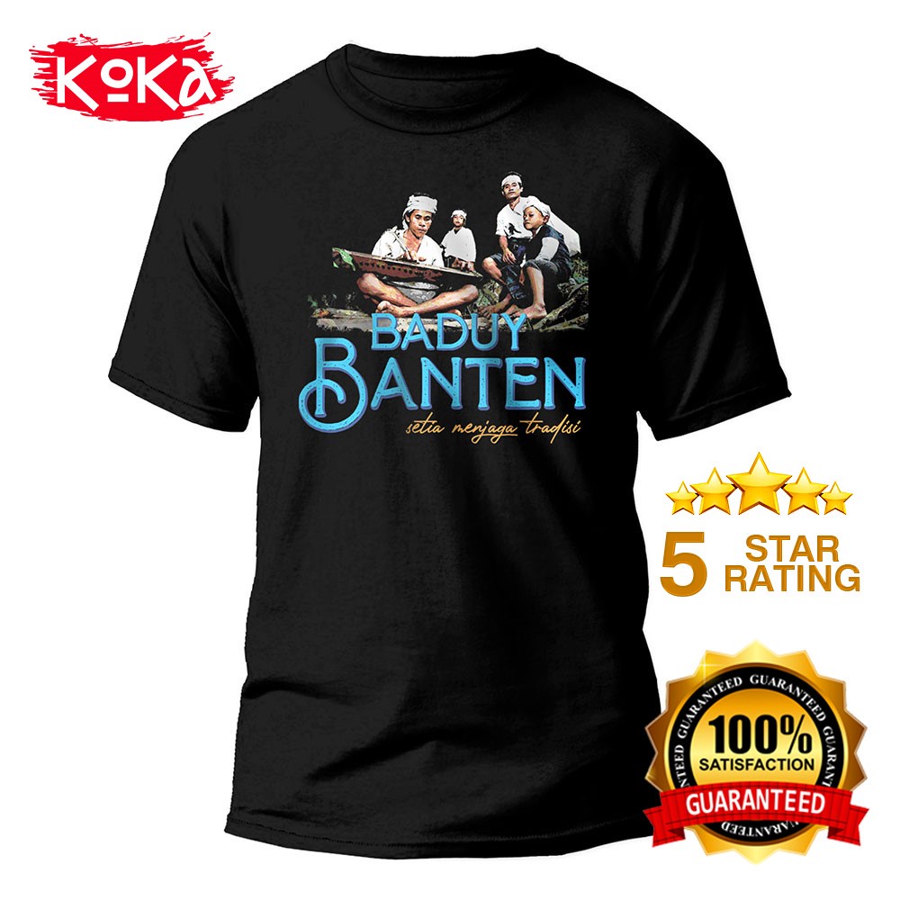 T-Shirt Distro Premium - BADUY BANTEN - Kaos Khas Banten - BTN2