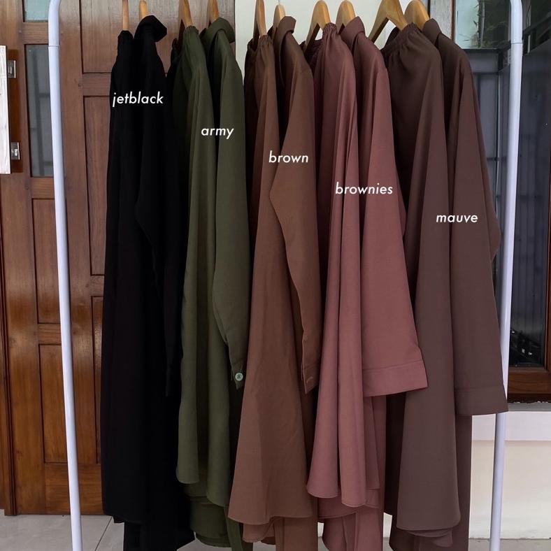 Cod Nara Set Tunik & Rok | Hi.Shafiyya | Tunik Murah | Abaya Murah Murah