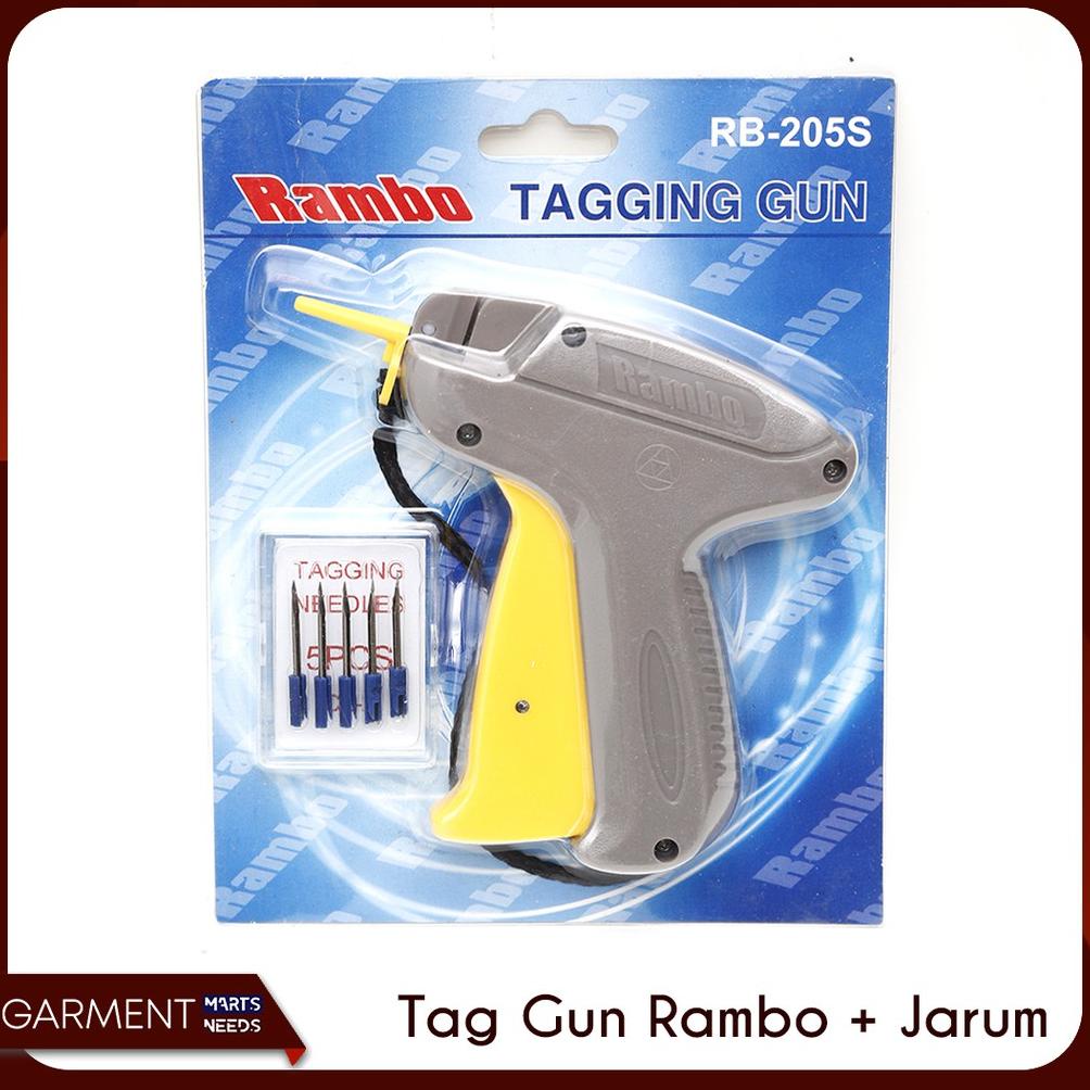 

Promo Tag Gun Rambo + 5 Refill Jarum Untuk Arrow Top Pin Tagpin Hm521