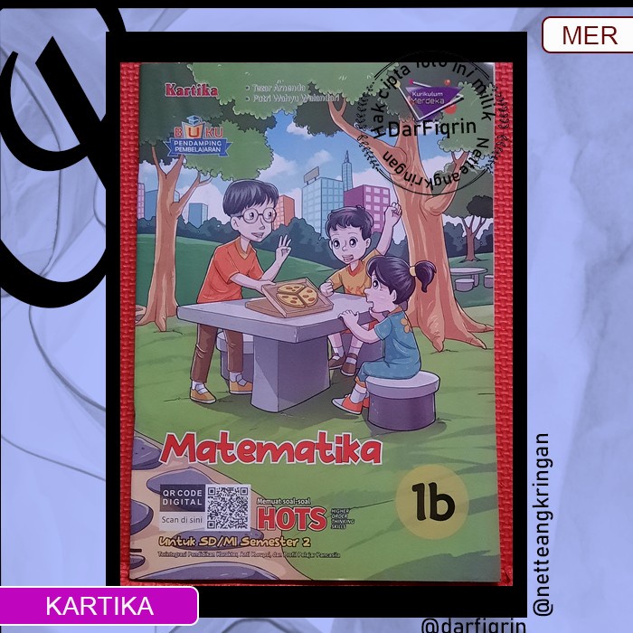 LKS Matematika Kelas 1 2 4 5 Semester 2 SD/MI KURMER Kurikulum Merdeka-Kartika-HOTS-Tezar-Putri