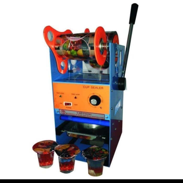Promo Mesin Cup Sealer Press Gelas Plastik Minuman / Presan Gelas Minuman