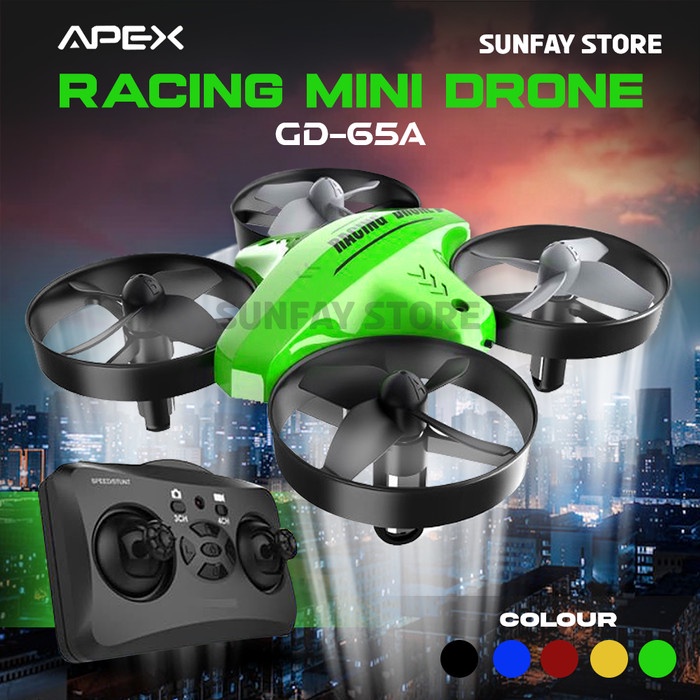 Promo Drone Apex Mini Racing Drone, Quadcopter Drone Mini - Gd-65A Murah