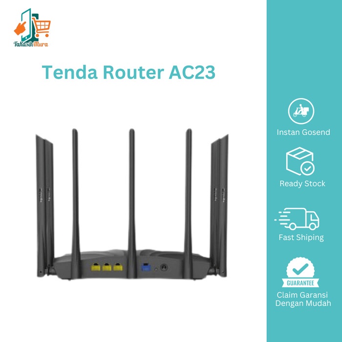 Tenda Router AC23 AC2100 Dual-Band Gigabit Wifi Router Tenda AC 23 ORI