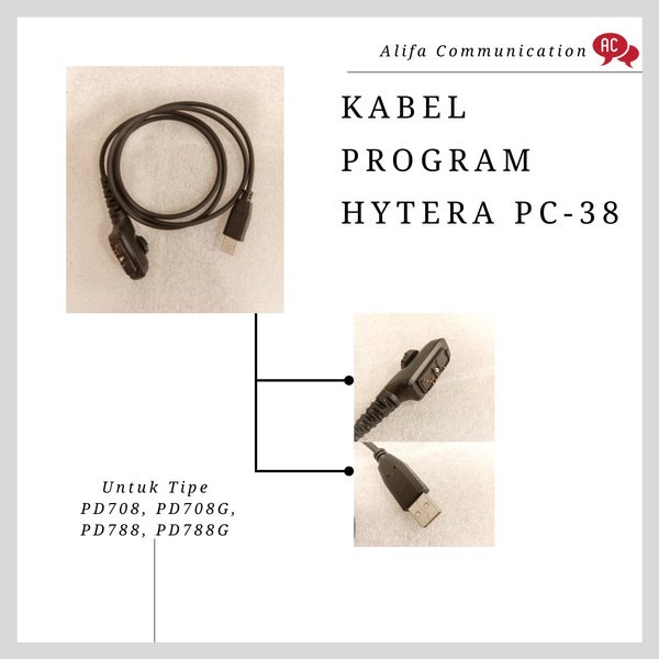 Kabel Program Hytera PD788 PD788G PD708 PD708G