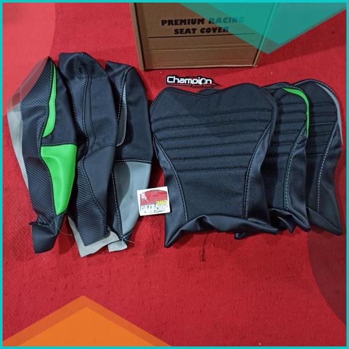 Racing Seat Cover Lapis Sarung Kulit Jok New Ninja 250FI 250 FI 2018