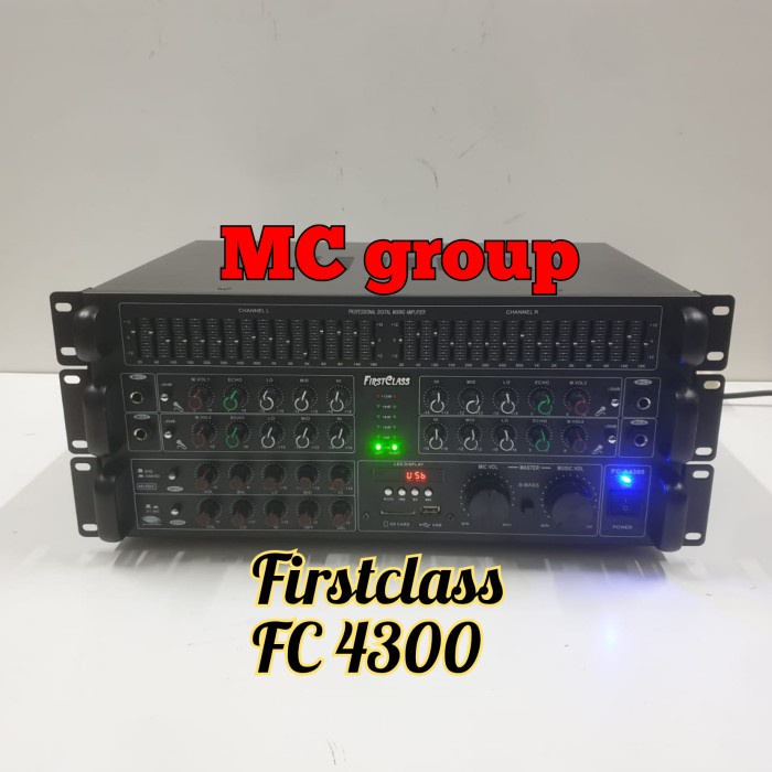 Amplifier FIRSTCLASS FC A 4300 profesional audio FC A4300 ORIGINAL