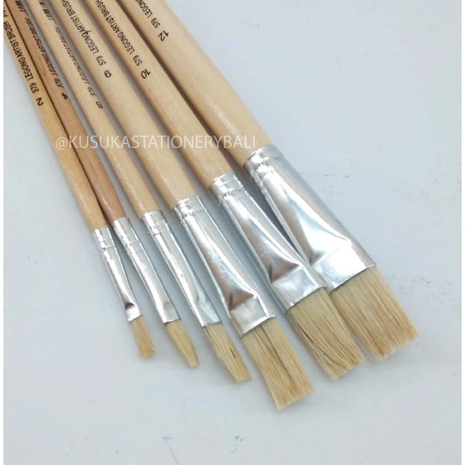 

%$%$%$%$] KUAS LUKIS GEPENG LEGONG NO.1/2/3/4 PER SATUAN