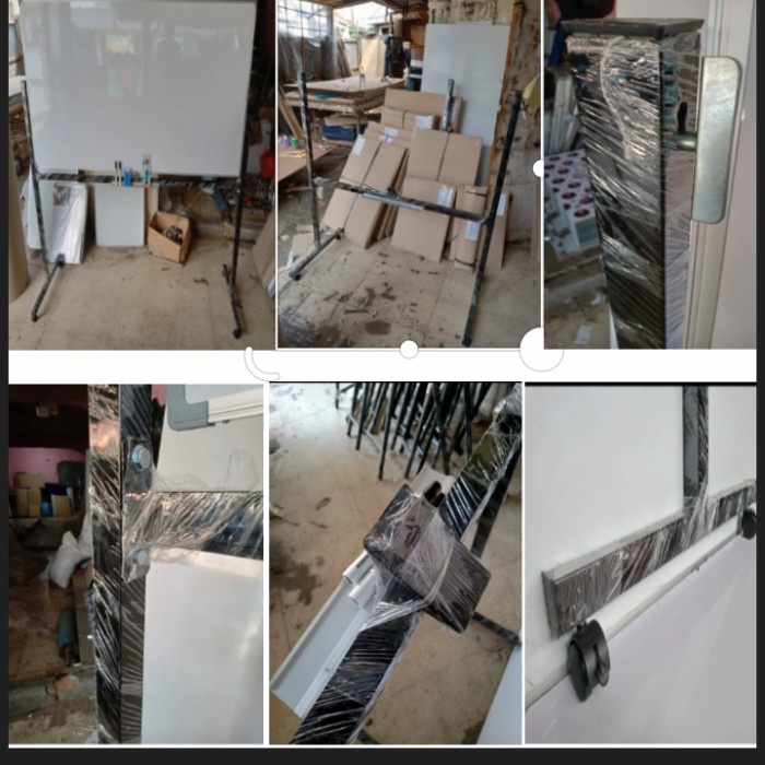 

Papan Tulis Whiteboard Standing Magnet Single Face Zettaki 60X120Cm