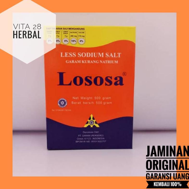 

Diskon Garam Lososa 500 Gram Garam Kurang Natrium Original 100% Untuk Hipertensi Murah