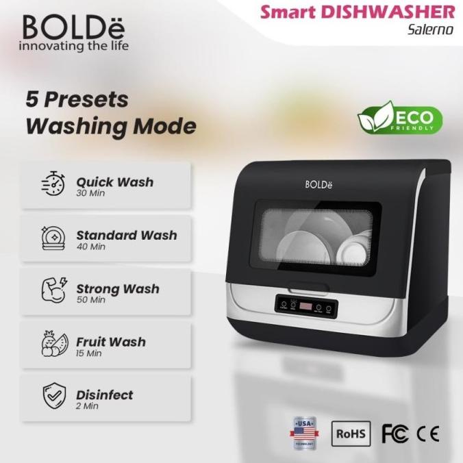 Mesin Pencuci Piring Otomatis Bolde Smart Dishwasher Salerno