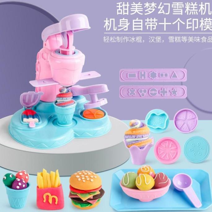 Mainan Edukasi Anak Play Doh Ice Cream Maker alike