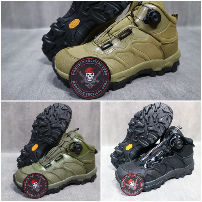 SEPATU ESDY TALI PUTAR TACTICAL / SEPATU TALI PUTAR ESDY MIDLE BOOTS ORIGINAL