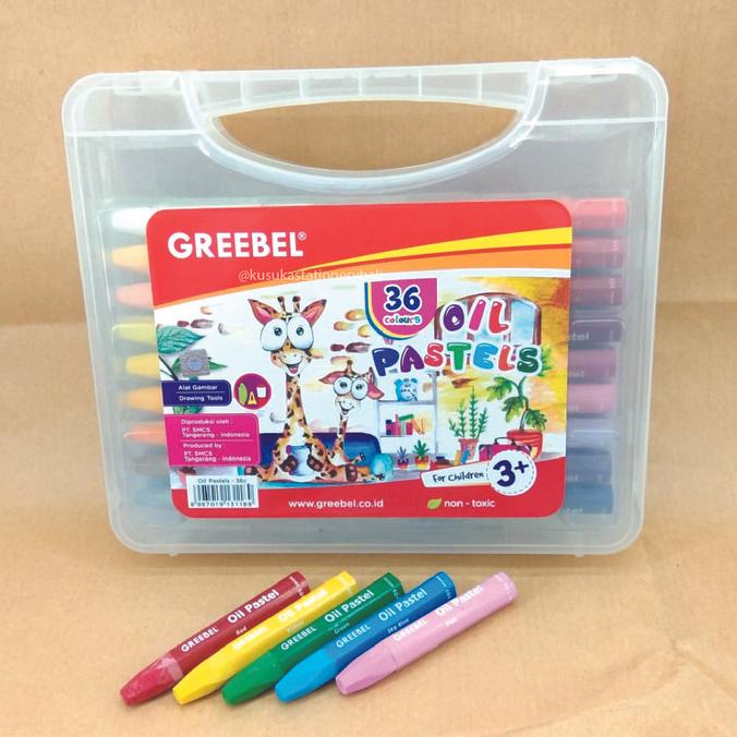 

Produk Unggulan] GREEBEL OIL PASTEL 36 Warna