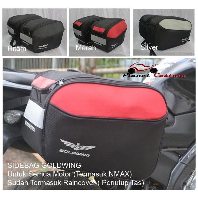 TAS MOTOR SIDEBAG BAGASI SAMPING UNTUK SEMUA MOTOR INC NMAX PCX