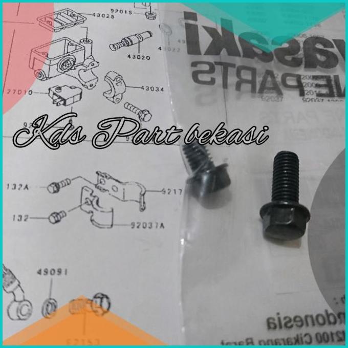 BAUT CLAMP SELANG REM DEPAN NINJA RR KRR OLD 20JVLZ3 perkakas
