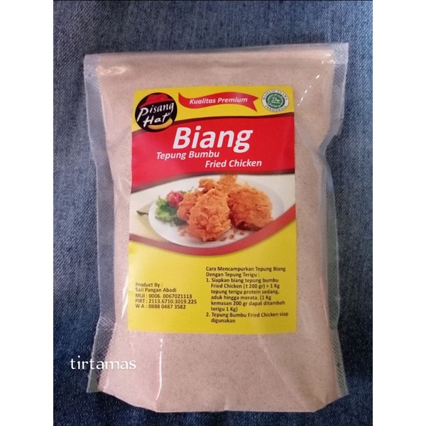 

Biang Tepung Bumbu Ayam Goreng Fried Chien 1Kg