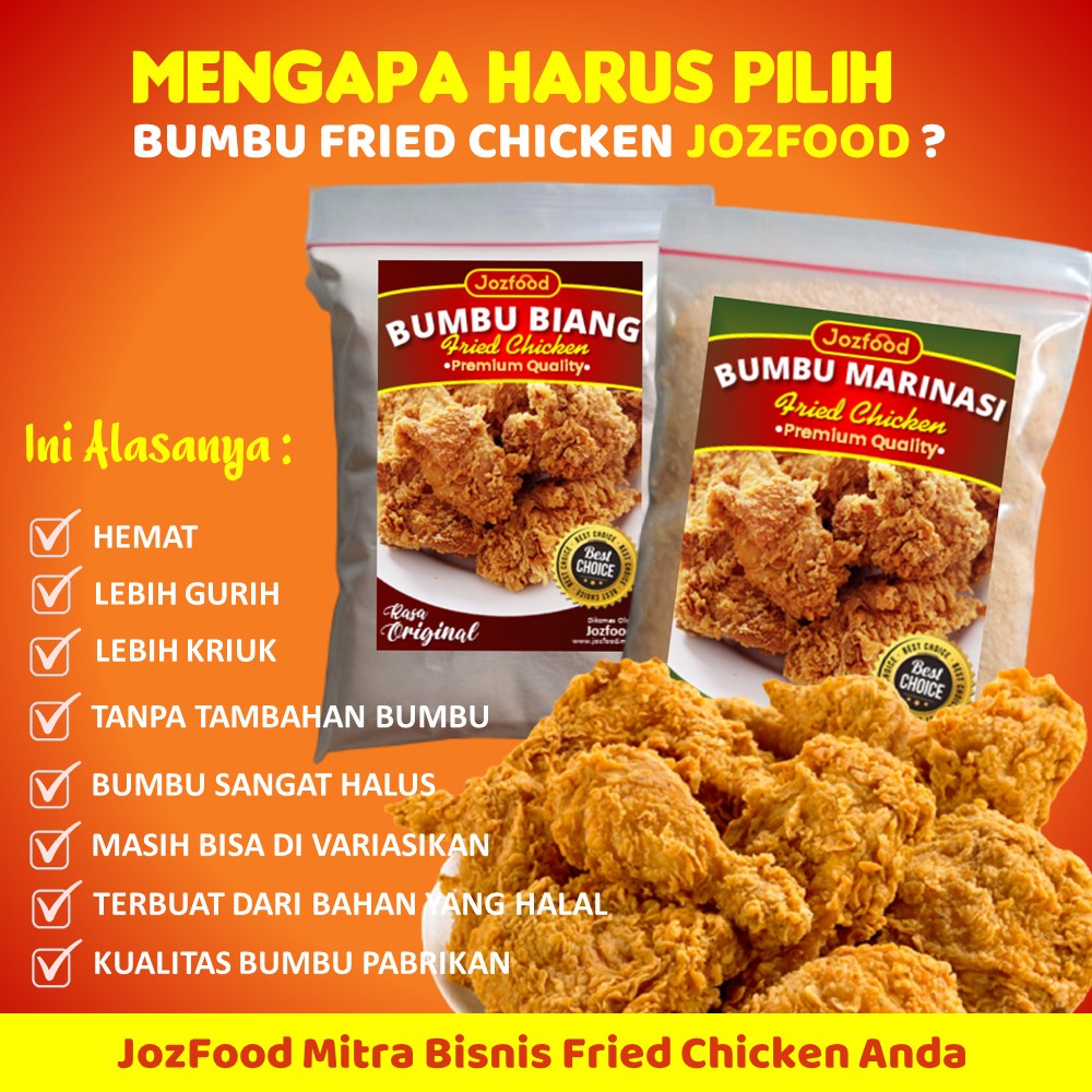 

Bumbu Marinasi Ayam Kentuy Ayam Geprek 1 Kg