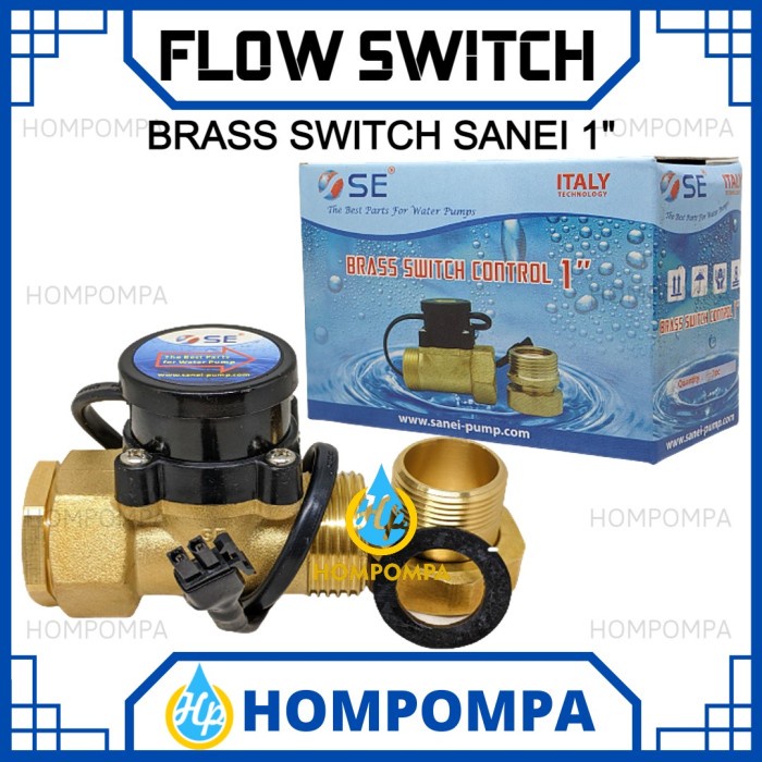 Flow Switch 1" Inch San-Ei Original - Otomatis Pompa Dorong