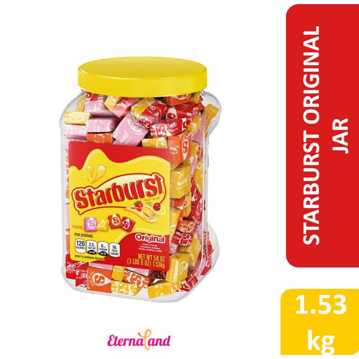 

Starburst Candy Jar - Permen Starburst Toples Import Usa