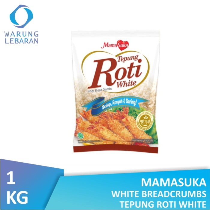 

Mamasuka Tepung Roti 1Kg - White Breadcrumbs