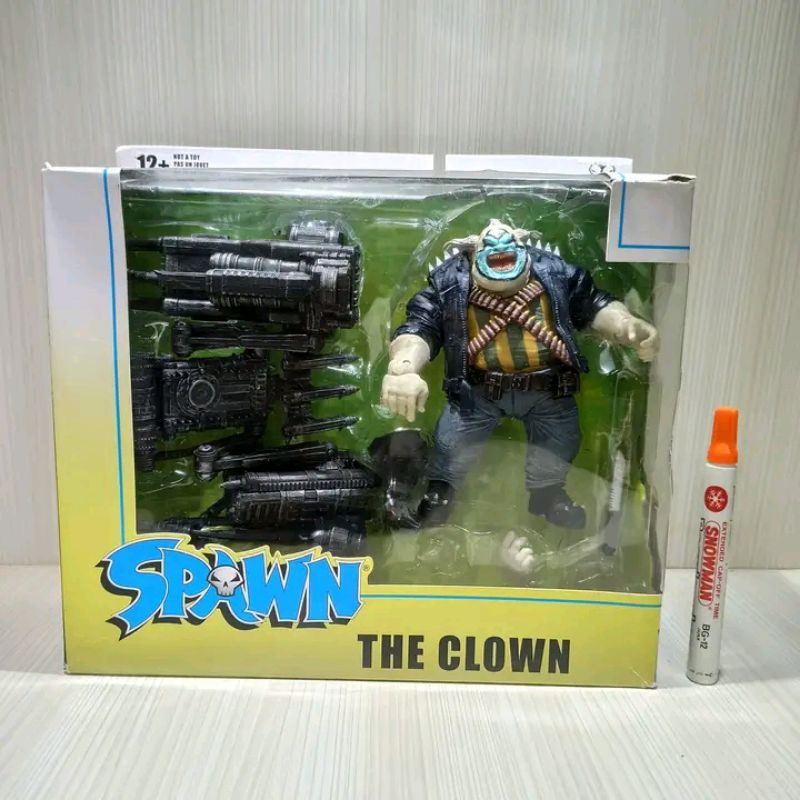 mainan action figure The clown spawn mcfarlane BIBtinggi sekitar 7 inch
artikulasi detail

CWIytpDSD