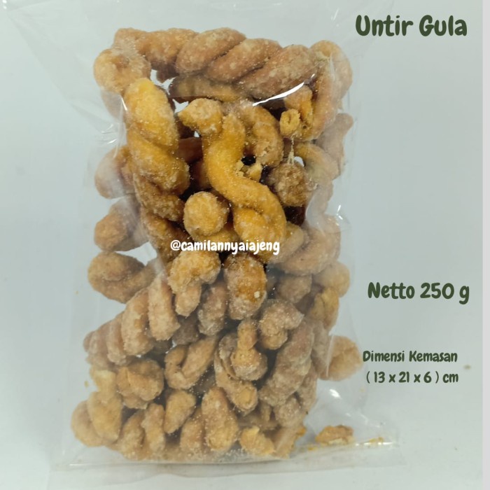 

Kue Tambang Untir Gula Loreng Manis Gurih Original 250 G