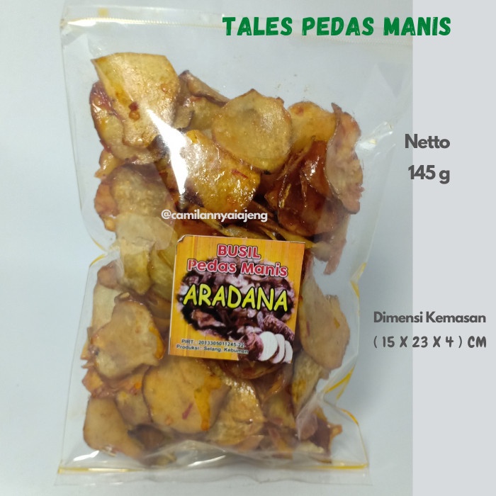 

Tales Pedas Manis Jajanan Tradisional Manis Gurih Asli Khas Kebumen