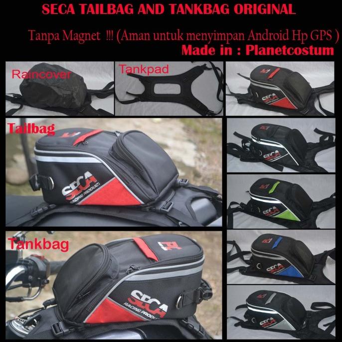 Tas Bagasi Motor Trail Motocross Touring Universal plus Cover Hujan