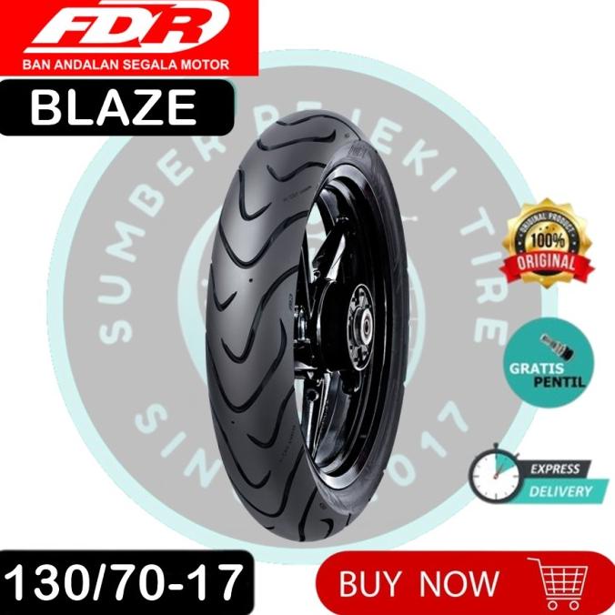 Ready oke] Ban Motor FDR BLAZE 130/70-17 Tubeless Ban Motor Ukuran 130/70 Ring 17