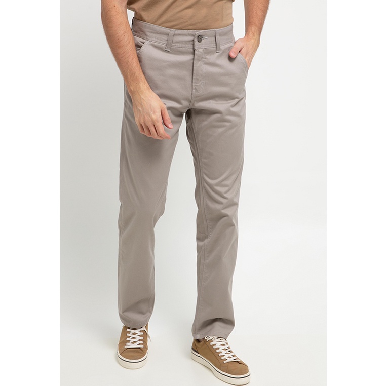 Celana Panjang Lois Jeans Original Pria Pants Material katun tidak transparan, agak tebal dan stretch 100% Asli Terlaris Long Chinnos Classic Cs6012K Cowo Basic