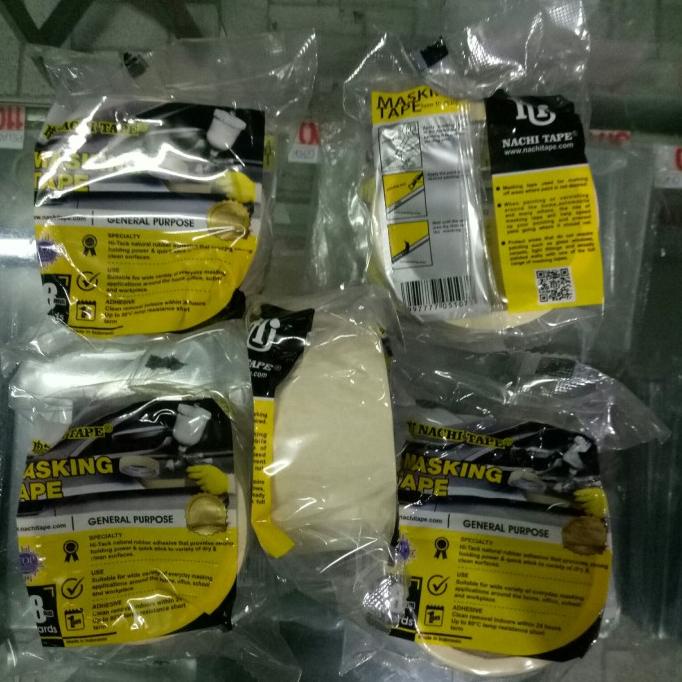 

Lakban Kertas / Masking Tape Nachi - 2 Inch / 48 Mm Kode 502