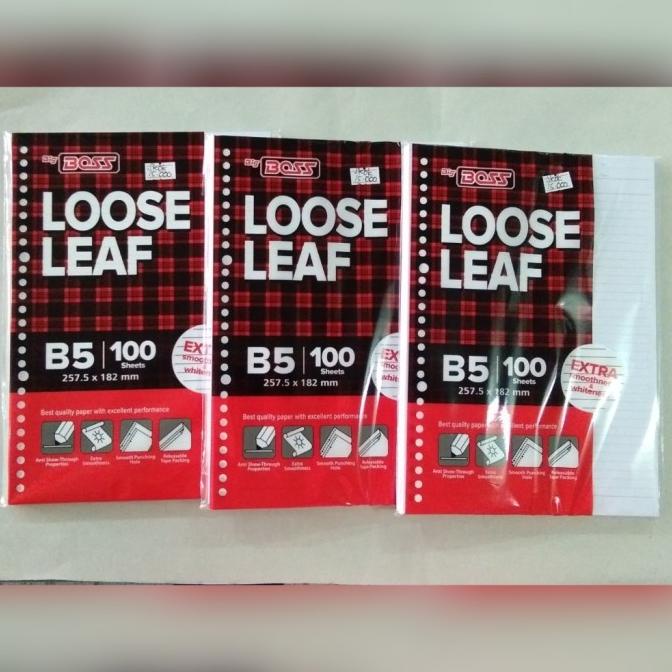 

Kertas Loose Leaf B5 - 26 Holes - 6 Mm - 100 Lbr Kode 486