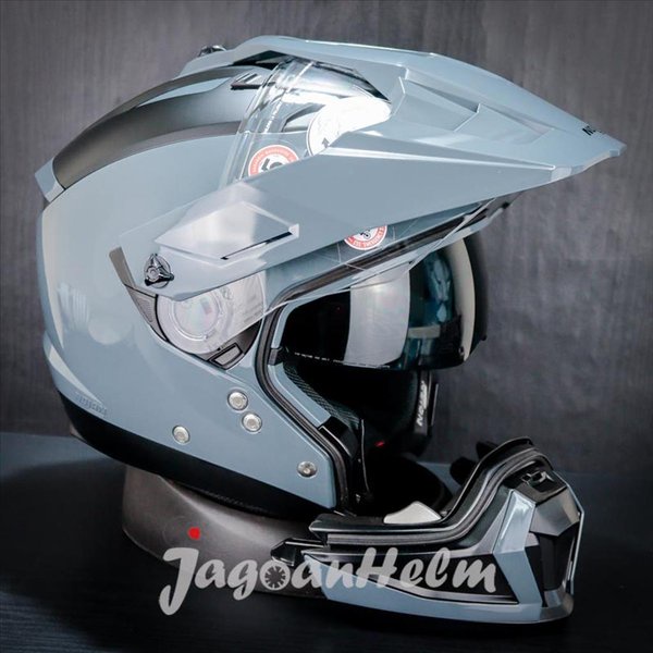 Nolan Helm N70.2 X Classic #08 Slate Grey N702X N-Com