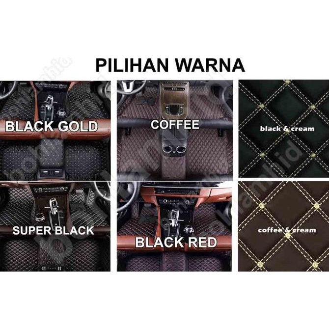 PROMO KARPET HYUNDAI STARGAZER 7D HAIMA LEATHER LUXURY 3 BARIS + BAGASI #ORIGINAL