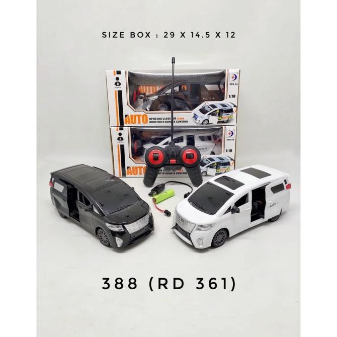 Mainan Anak Mobil Remote RC MOBIL ALPHARD 1:18 Diskon Besar