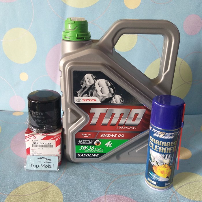 paket oli mesin tmo 5w-30 vios soluna limo yaris up great (3) lilaajah1516