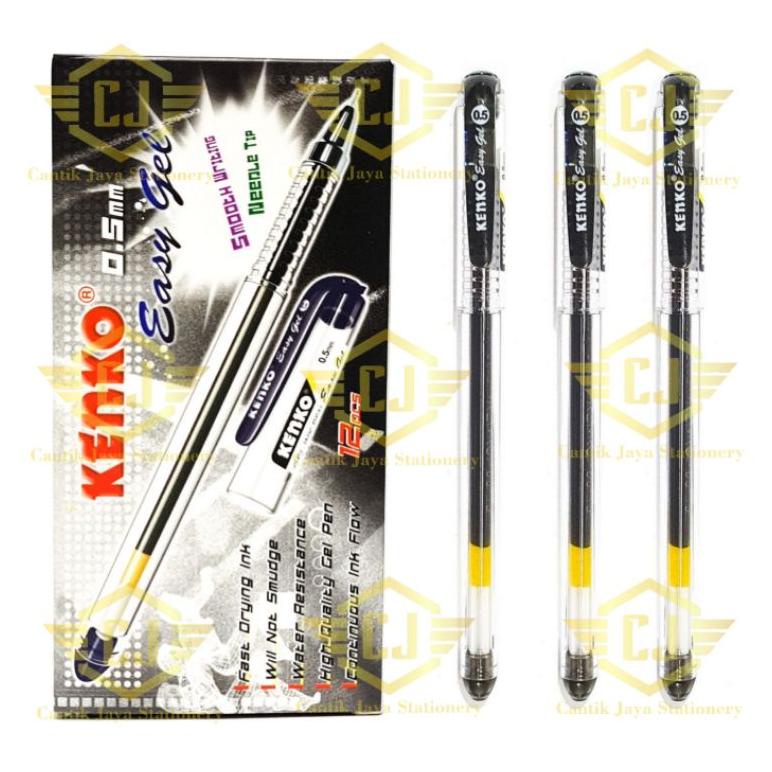 

Sale [1 LSN / 12 PCS] Pulpen KENKO Gel Pen Easy Gel 0.5mm COD