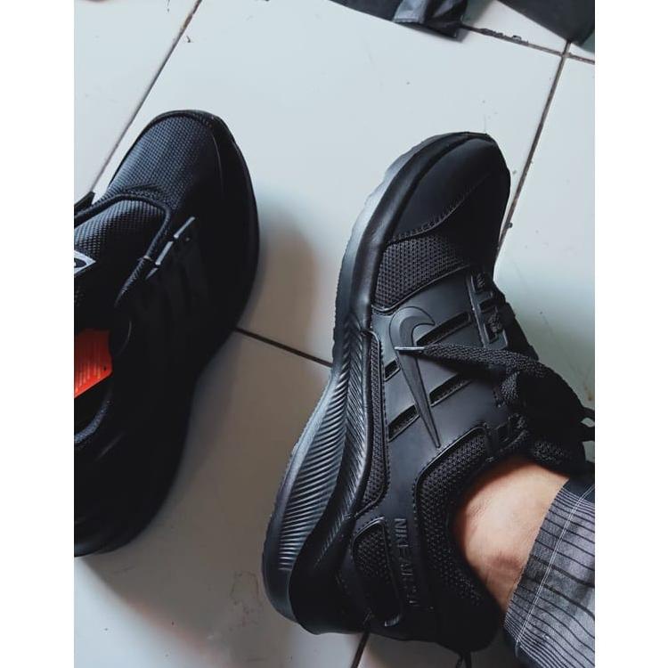 TERBARU [PROMO] SEPATU SEKOLAH - SEPATU NIKE HITAM - SERAGAM SEKOLAH CEWEK COWO TK SD SMP LAKI PEREM