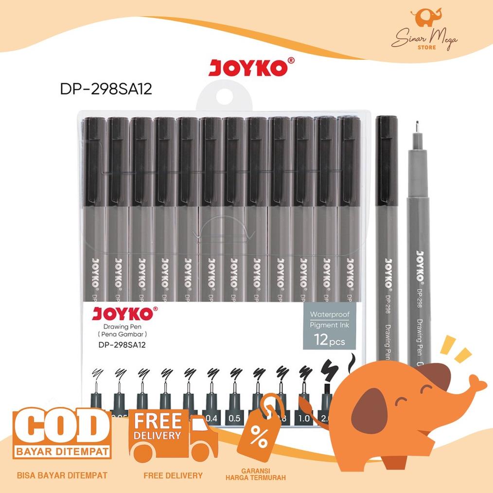 

Terlaris Joyko Drawing Pen DP-298SA-12 / Drawing Pen Pena Gambar Murah Berkualitas Murah
