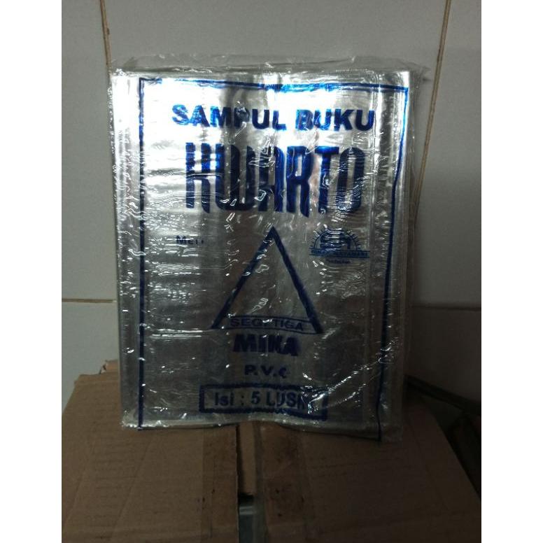

New Sampul Buku/Sampul Mika Plastik Quarto ( 1pak/60lbr )