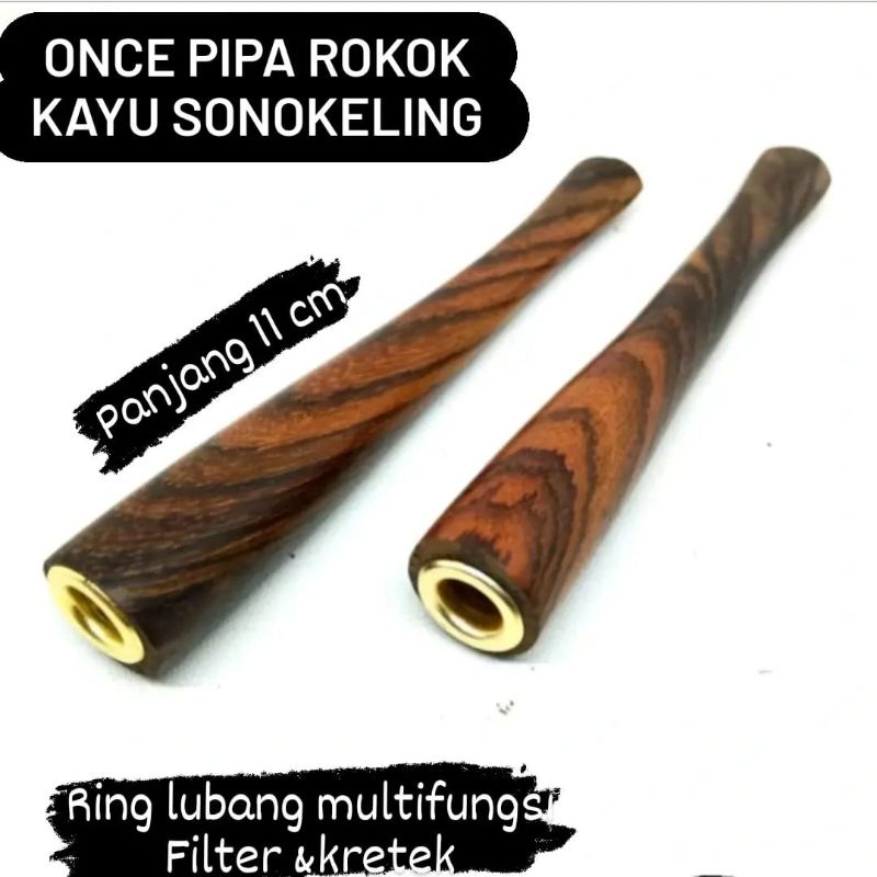 once pipa bulat,pipa rokok kayu sonokeling bukan gading  enak