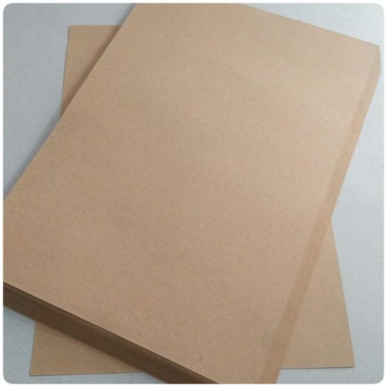 

Terbaik! ( 50 Lembar ) Kraft Liner 500 Gsm / Kertas Samson Karton Uk A4 21 cm X 29.7 cm