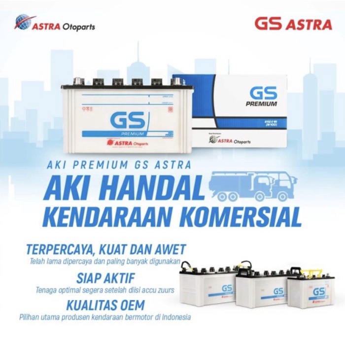 ✅New Aki Gs Astra Premium Ns60Ls/Aki Gs Premium Ns60Ls Terbaru