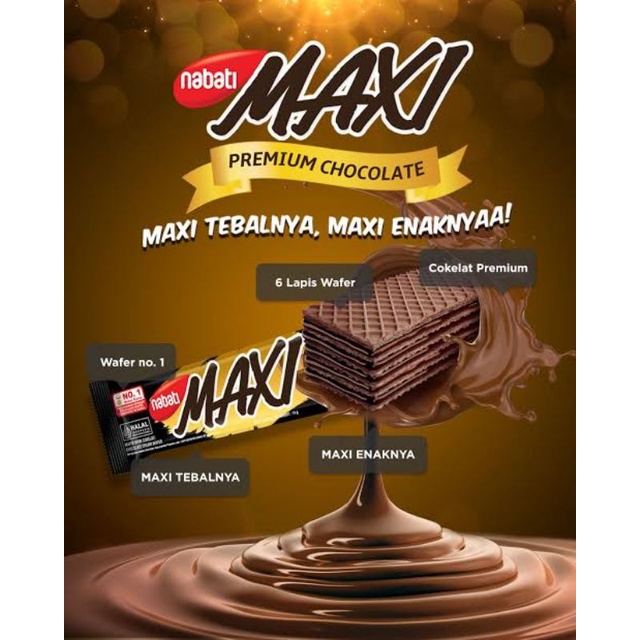 

Wafer Maxi nabati 14 gr 1 dus (isi 20 pcs)